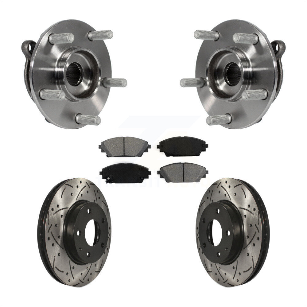 Transit Auto KBB-103170 Wheel Bearing and Hub Assembly for 2014-2021 Mazda CX-3, Mazda 3, Mazda 3 Sport - Front product image