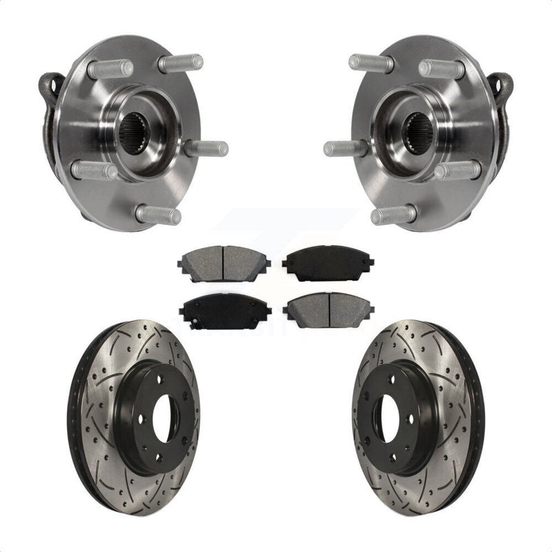 Transit Auto KBB-103170 Wheel Bearing and Hub Assembly for 2014-2021 Mazda CX-3, Mazda 3, Mazda 3 Sport - Front product image