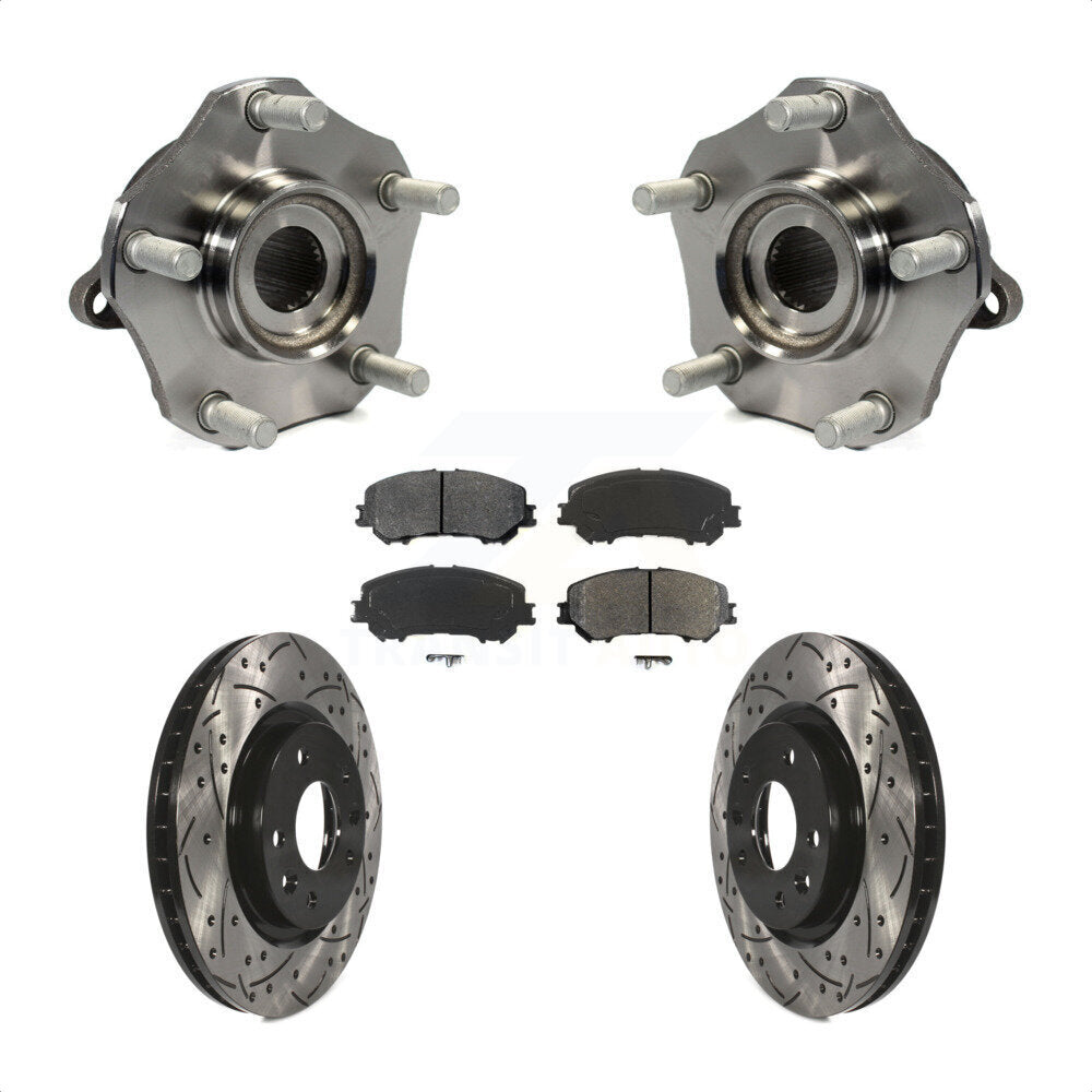 Transit Auto KBB-103172 Wheel Bearing and Hub Assembly for 2014-2022 Nissan Rogue, Nissan Qashqai, Nissan Rogue Sport - Front product image