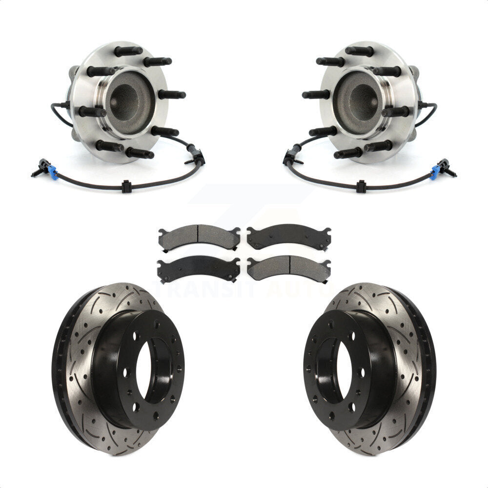 Transit Auto KBB-103185 Wheel Bearing and Hub Assembly for 1999-2017 GMC Savana 2500, Chevrolet Express 2500, Chevrolet Express 3500 & more - Front product image