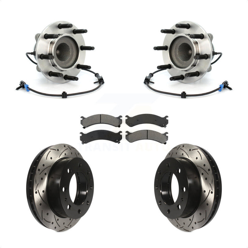 Transit Auto KBB-103185 Wheel Bearing and Hub Assembly for 1999-2017 GMC Savana 2500, Chevrolet Express 2500, Chevrolet Express 3500 & more - Front product image
