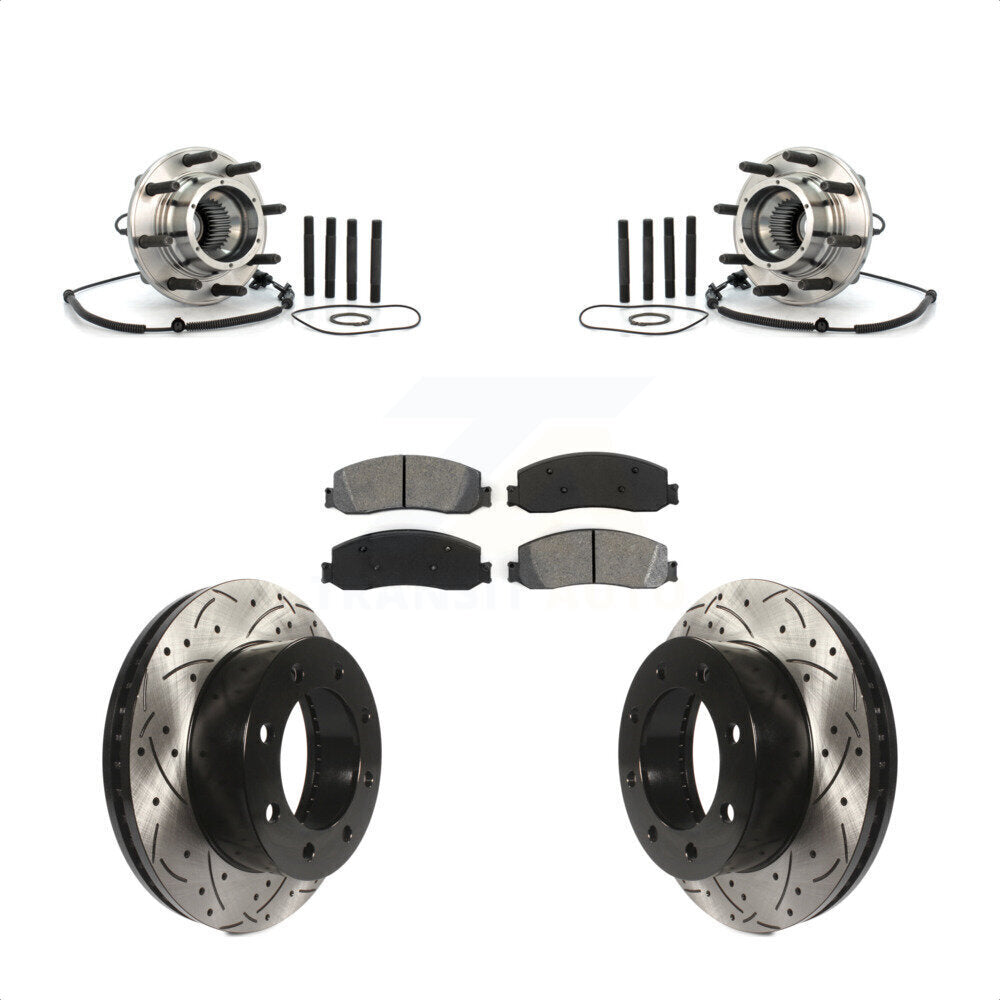 Transit Auto KBB-103190 Wheel Bearing and Hub Assembly for 2008-2010 Ford F-350 Super Duty - Front product image