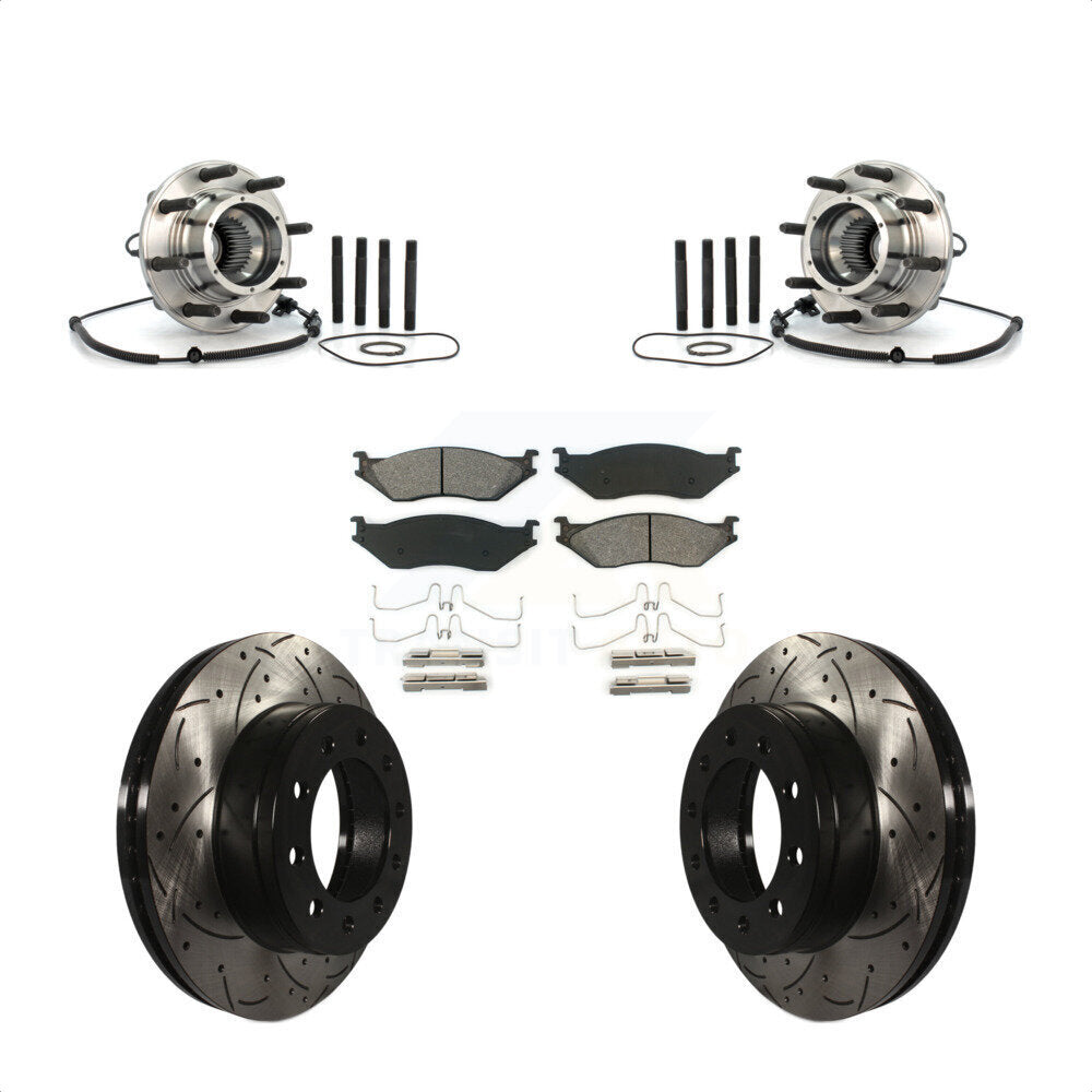 Transit Auto KBB-103192 Wheel Bearing and Hub Assembly for 2010 Ford F-550 Super Duty - Front product image