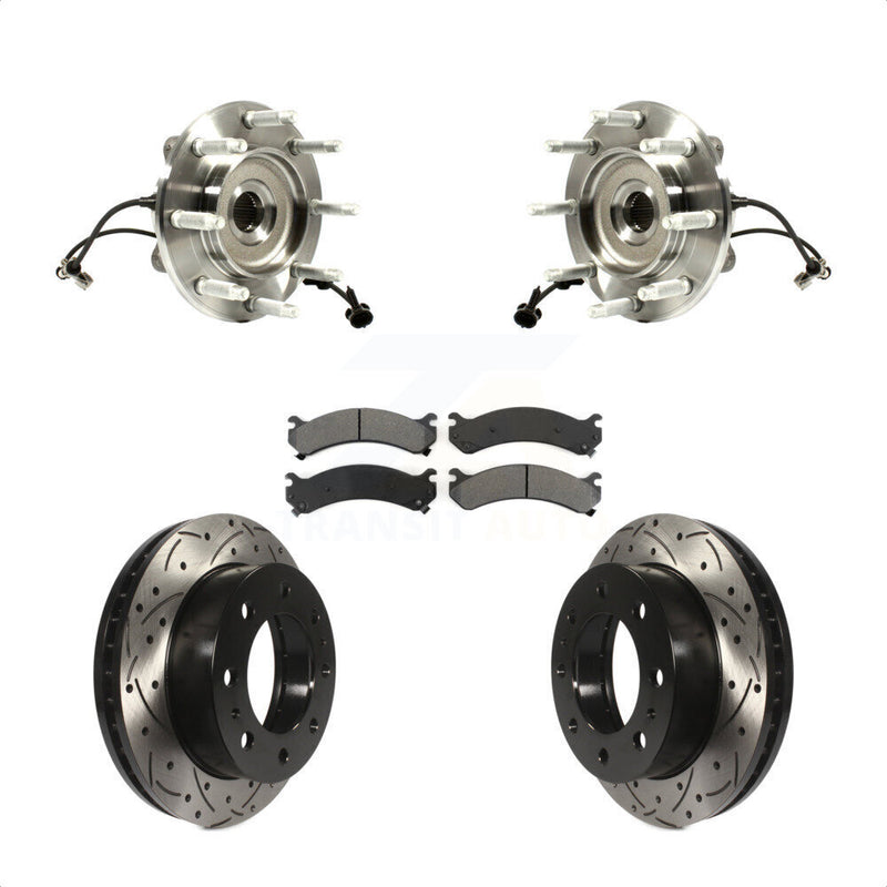 Transit Auto KBB-103195 Wheel Bearing and Hub Assembly for 2001-2007 Chevrolet Silverado 1500 HD Classic, Chevrolet Silverado 2500 HD Classic, GMC Sierra 1500 HD Classic & more - Front product image
