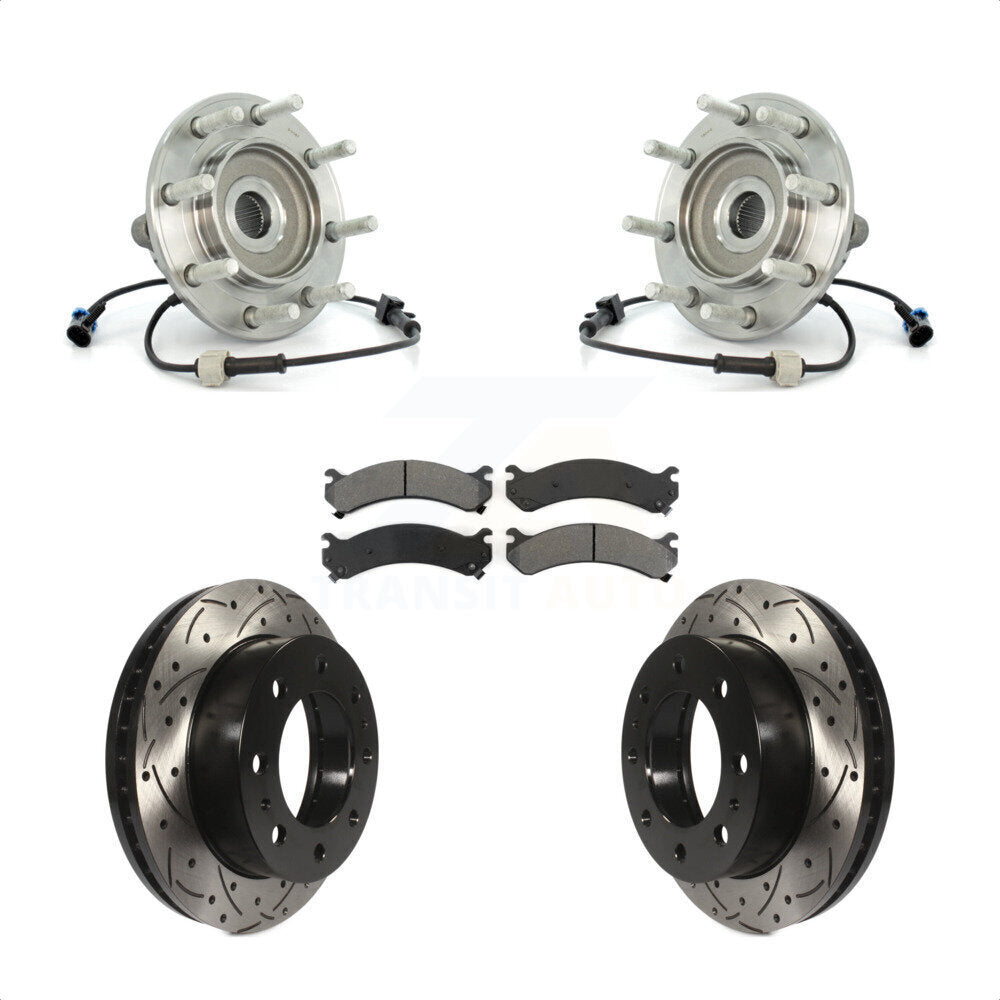 Transit Auto KBB-103196 Wheel Bearing and Hub Assembly for 2004-2007 Chevrolet Silverado 3500 Classic, GMC Sierra 3500 Classic, Chevrolet Silverado 3500 & more - Front product image