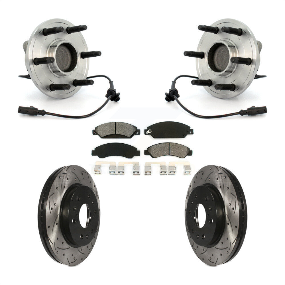 Transit Auto KBB-103204 Wheel Bearing and Hub Assembly for 2007 Cadillac Escalade, Chevrolet Avalanche, Chevrolet Suburban 1500 & more - Front product image