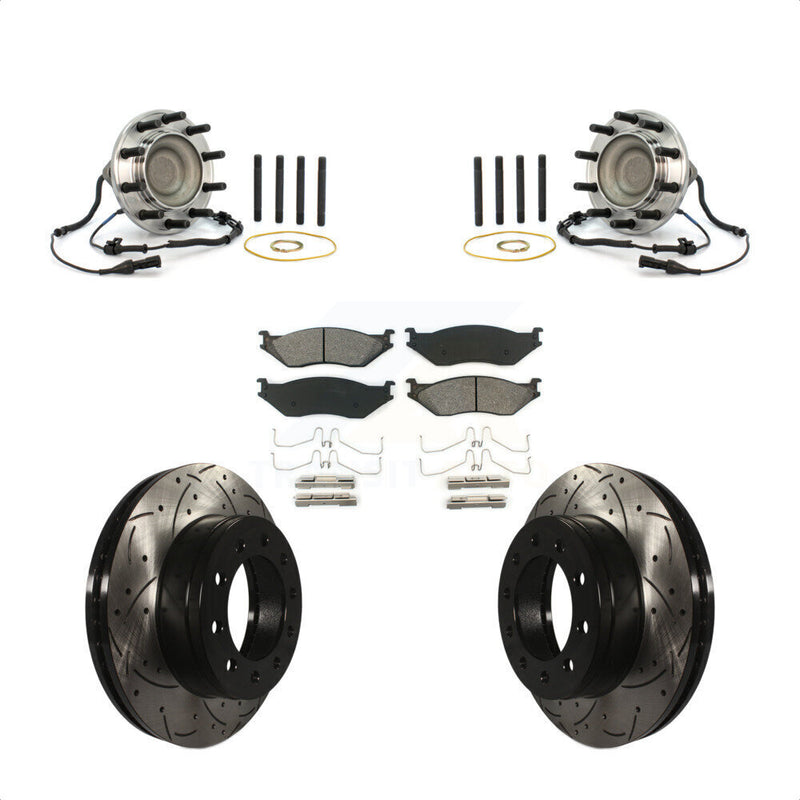 Transit Auto KBB-103210 Wheel Bearing and Hub Assembly for 2005-2010 Ford F-450 Super Duty, Ford F-550 Super Duty - Front product image