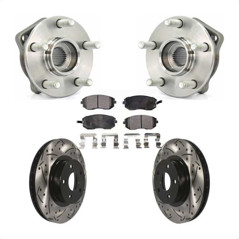 Transit Auto KBB-103258 Wheel Bearing and Hub Assembly for 2005-2010 Subaru Impreza, Subaru Legacy - Front product image