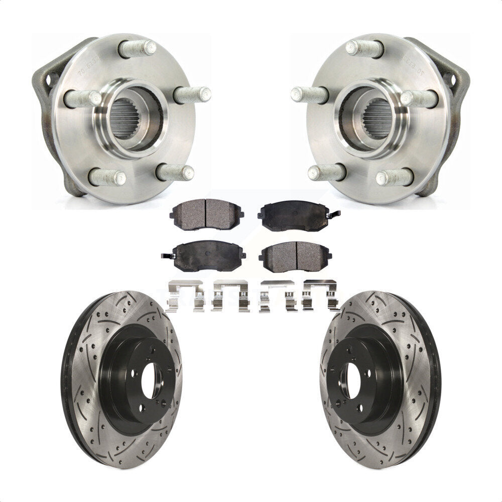 Transit Auto KBB-103262 Wheel Bearing and Hub Assembly for 2005-2013 Subaru WRX, Subaru Legacy, Subaru Impreza & more - Front product image
