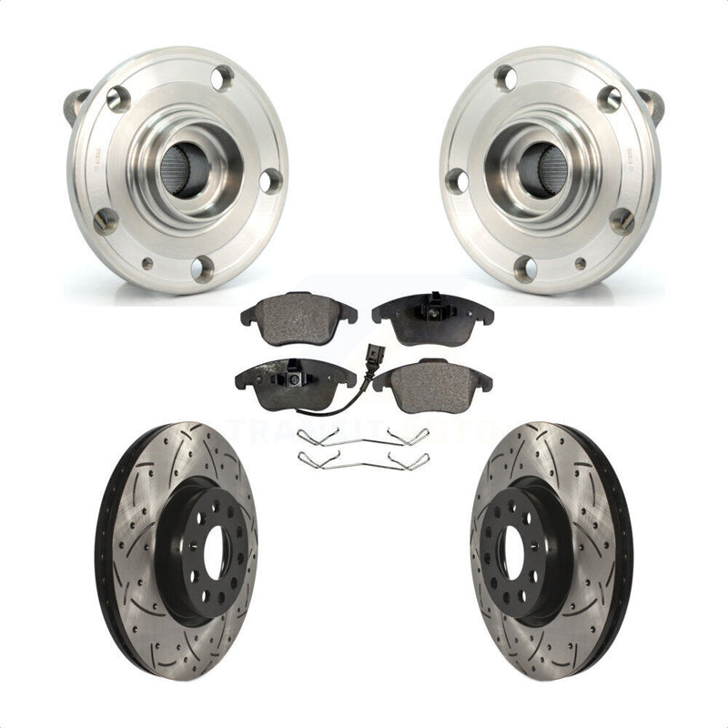 Transit Auto KBB-103273 Wheel Bearing and Hub Assembly for 2009-2020 Volkswagen Tiguan Limited, Audi Q3, Audi Q3 Quattro & more - Front product image