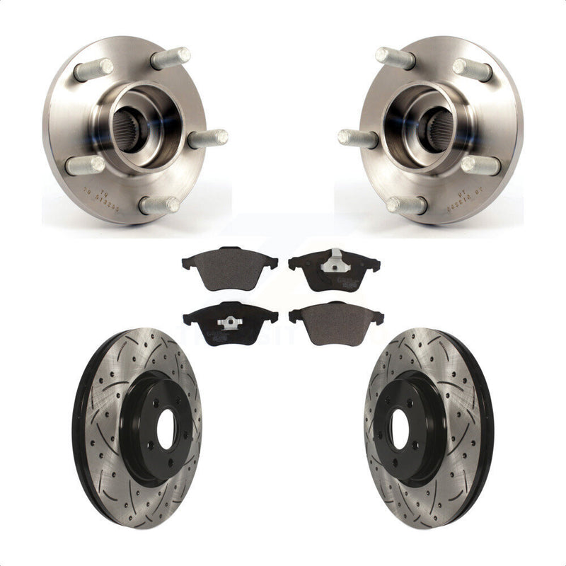 Transit Auto KBB-103280 Wheel Bearing and Hub Assembly for 2004-2013 Volvo C70, Volvo S40, Volvo V50 - Front product image