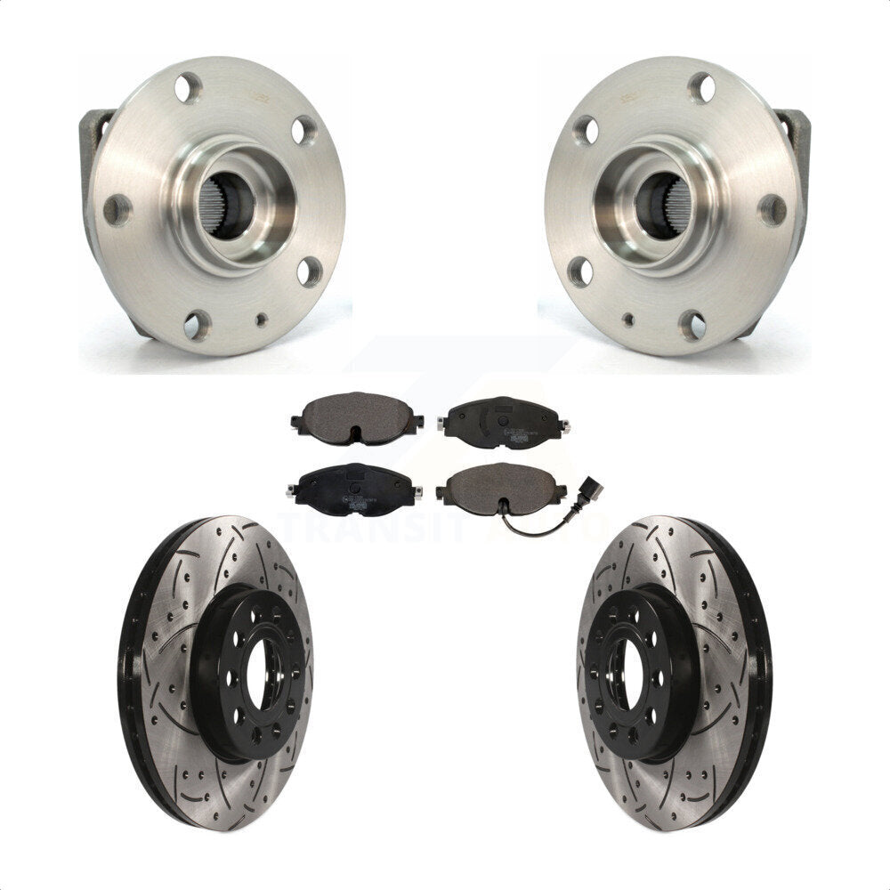 Transit Auto KBB-103289 Wheel Bearing and Hub Assembly for 2015-2020 Volkswagen Golf, Volkswagen e-Golf, Volkswagen Golf SportWagen - Front product image