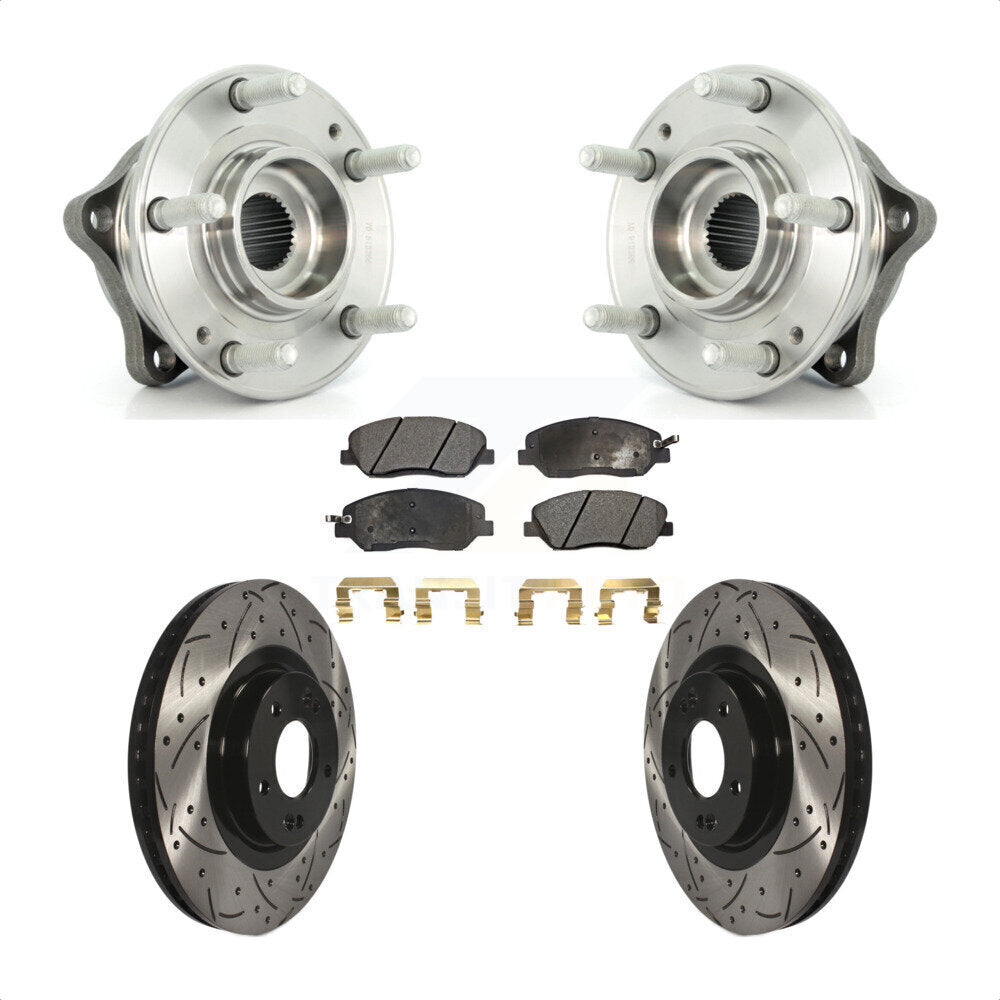 Transit Auto KBB-103293 Wheel Bearing and Hub Assembly for 2013-2015 Hyundai Santa Fe, Hyundai Santa Fe XL - Front product image