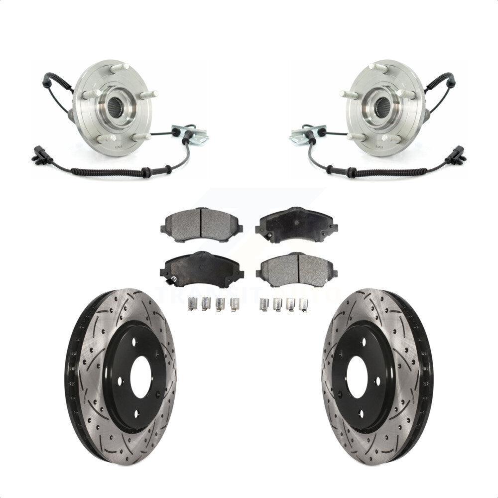 Transit Auto KBB-103301 Wheel Bearing and Hub Assembly for 2008-2012 Volkswagen Routan, Chrysler Town & Country, Dodge Grand Caravan - Front product image