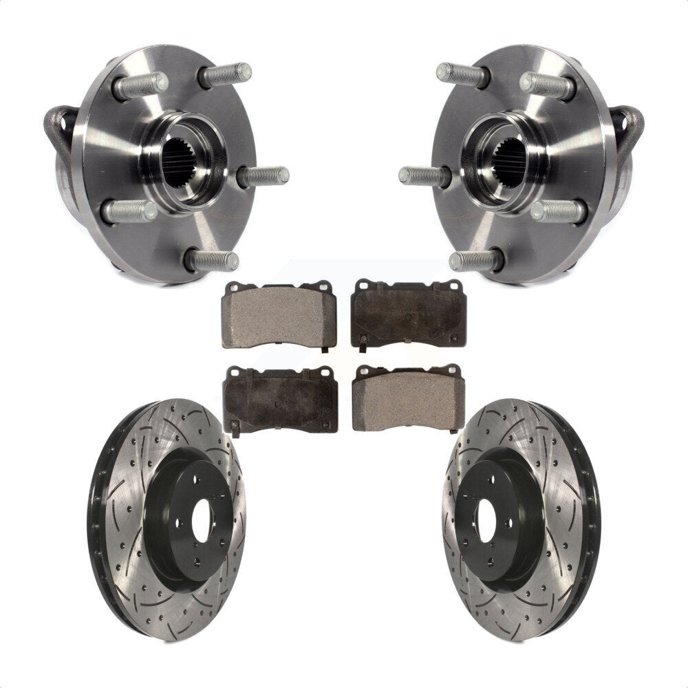 Transit Auto KBB-103330 Wheel Bearing and Hub Assembly for 2005-2017 Subaru Impreza, Subaru WRX STI - Front product image