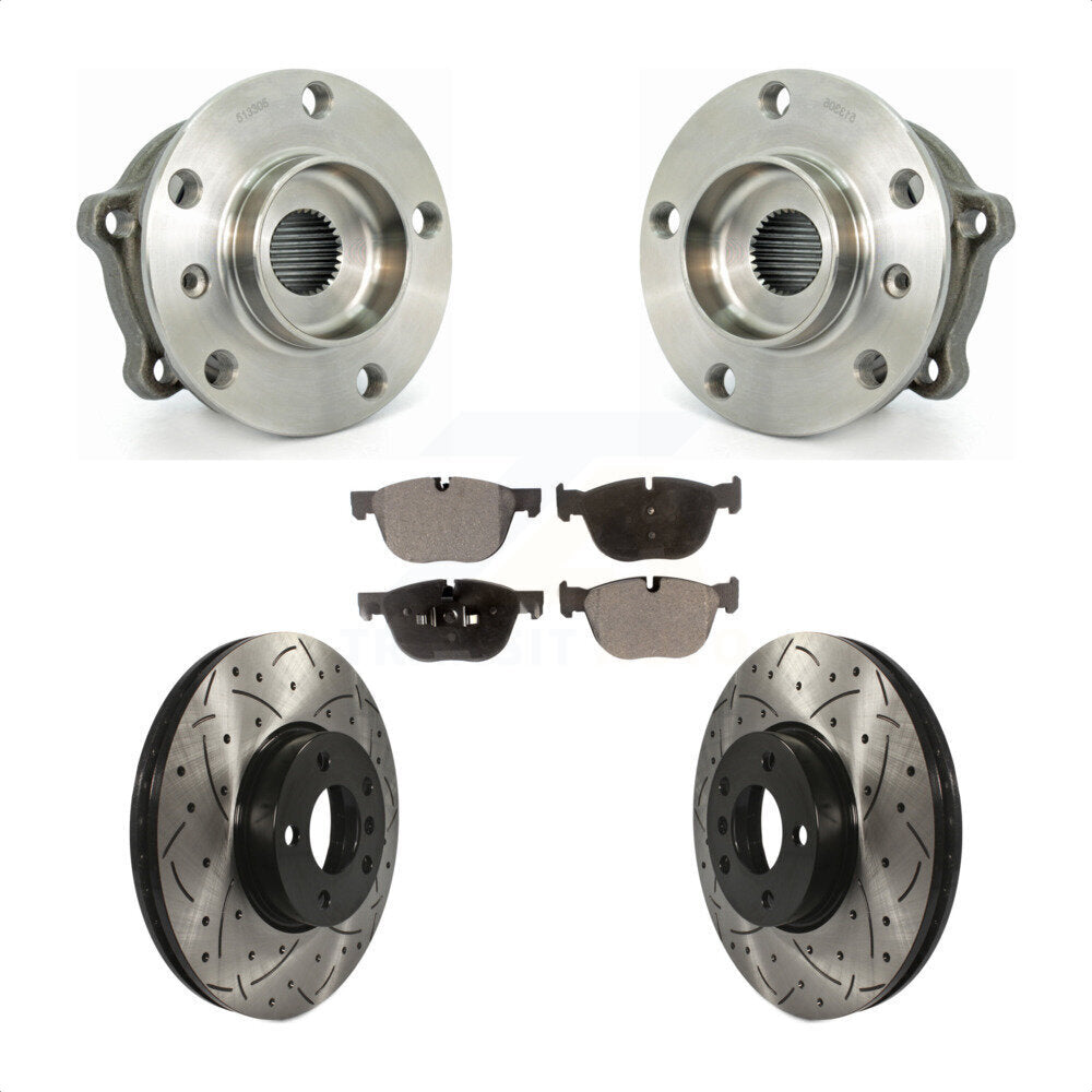 Transit Auto KBB-103334 Wheel Bearing and Hub Assembly for 2007-2019 BMW X6, BMW X5 - Front product image