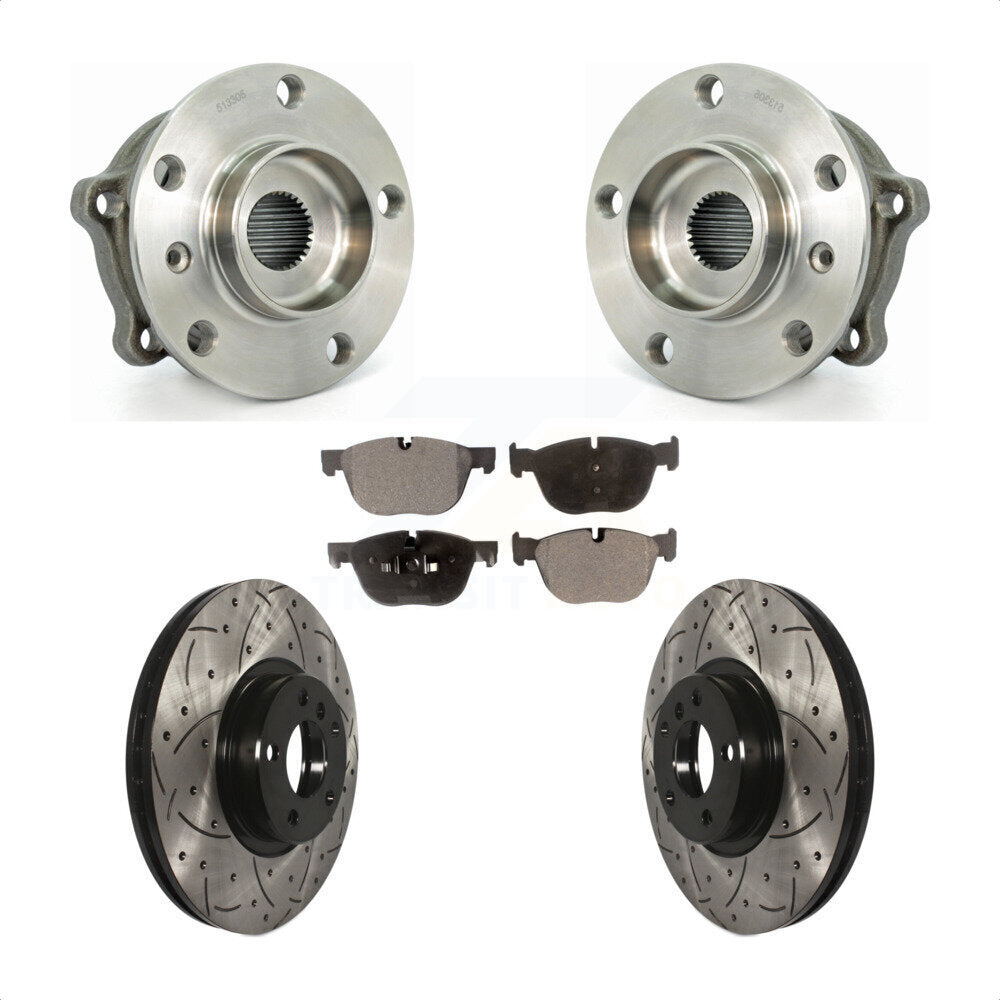 Transit Auto KBB-103335 Wheel Bearing and Hub Assembly for 2007-2018 BMW X5, BMW X6 - Front product image