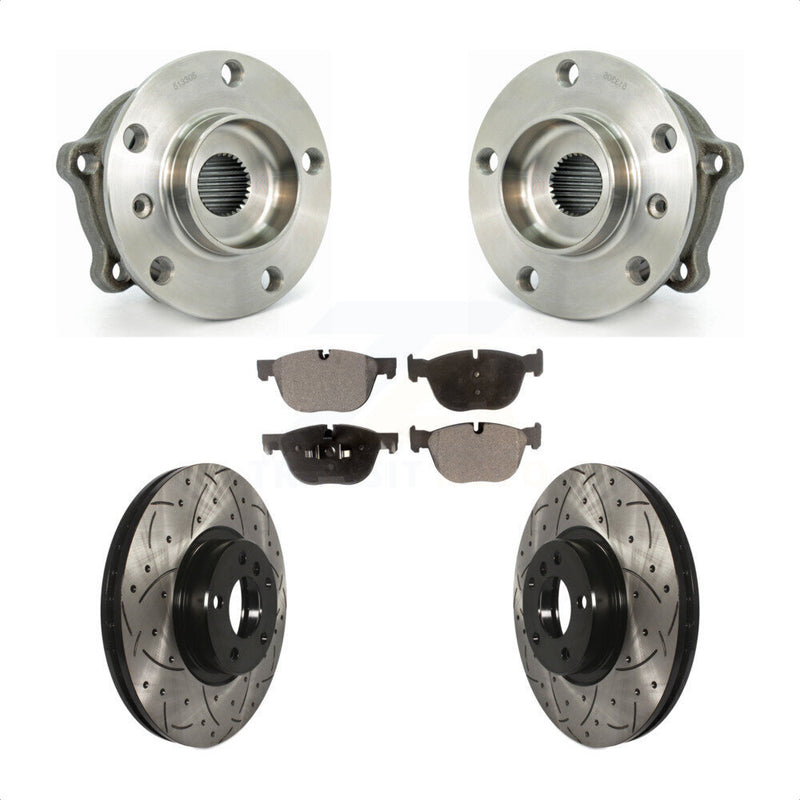 Transit Auto KBB-103335 Wheel Bearing and Hub Assembly for 2007-2018 BMW X5, BMW X6 - Front product image