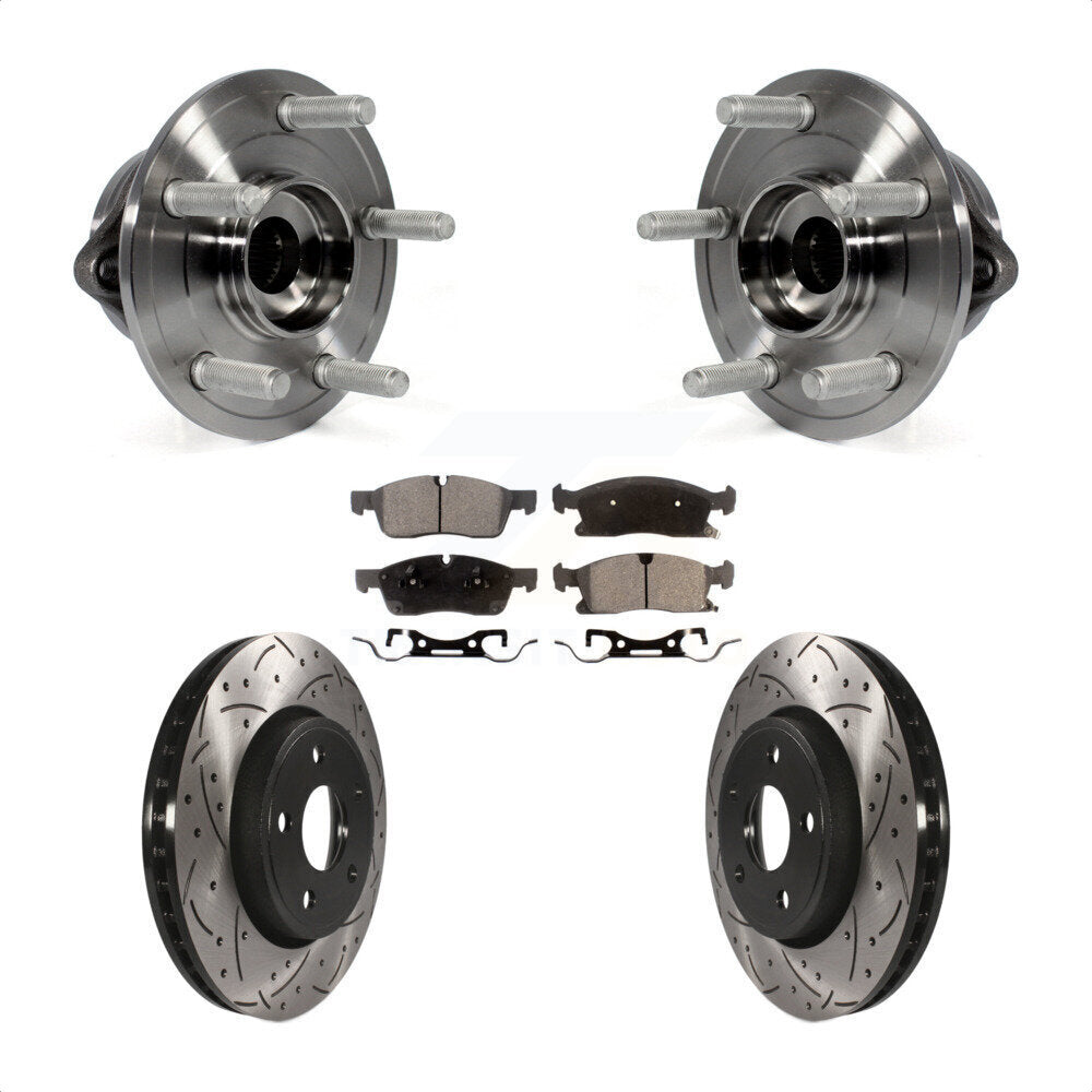 Transit Auto KBB-103343 Wheel Bearing and Hub Assembly for 2011-2023 Dodge Durango, Jeep Grand Cherokee - Front product image