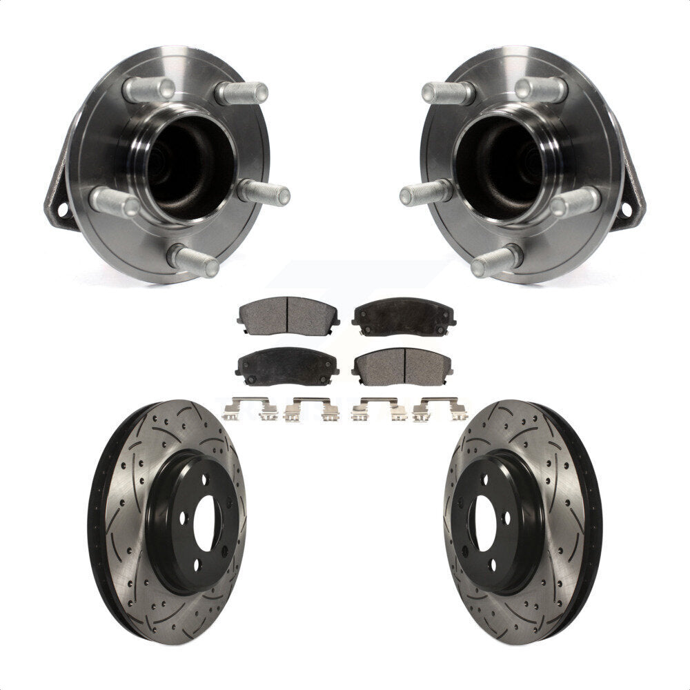 Transit Auto KBB-103345 Wheel Bearing and Hub Assembly for 2012-2023 Chrysler 300, Dodge Challenger, Dodge Charger - Front product image