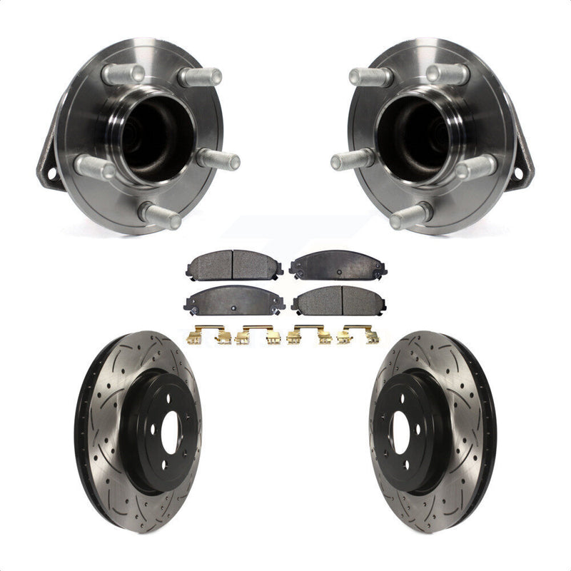 Transit Auto KBB-103346 Wheel Bearing and Hub Assembly for 2012-2023 Dodge Charger, Chrysler 300, Dodge Challenger - Front product image