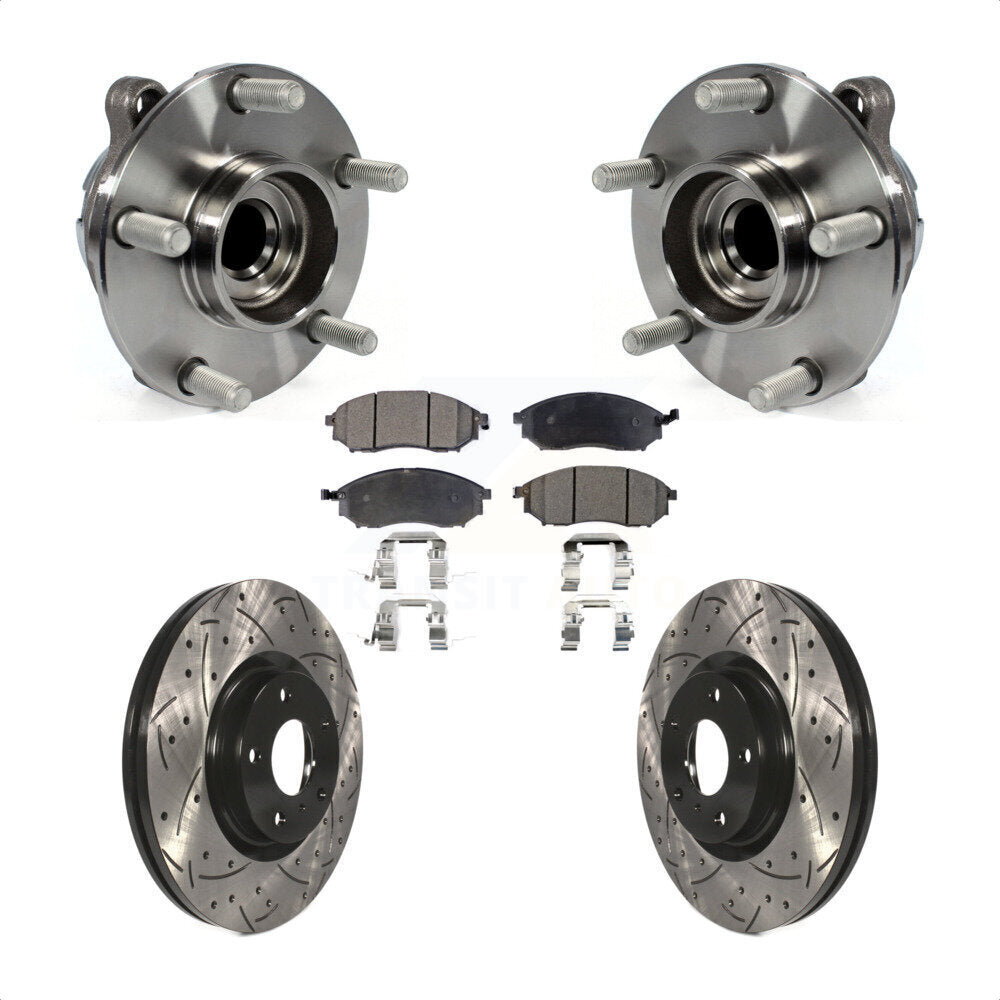 Transit Auto KBB-103351 Wheel Bearing and Hub Assembly for 2006-2020 INFINITI Q40, INFINITI Q70L, INFINITI QX70 & more - Front product image