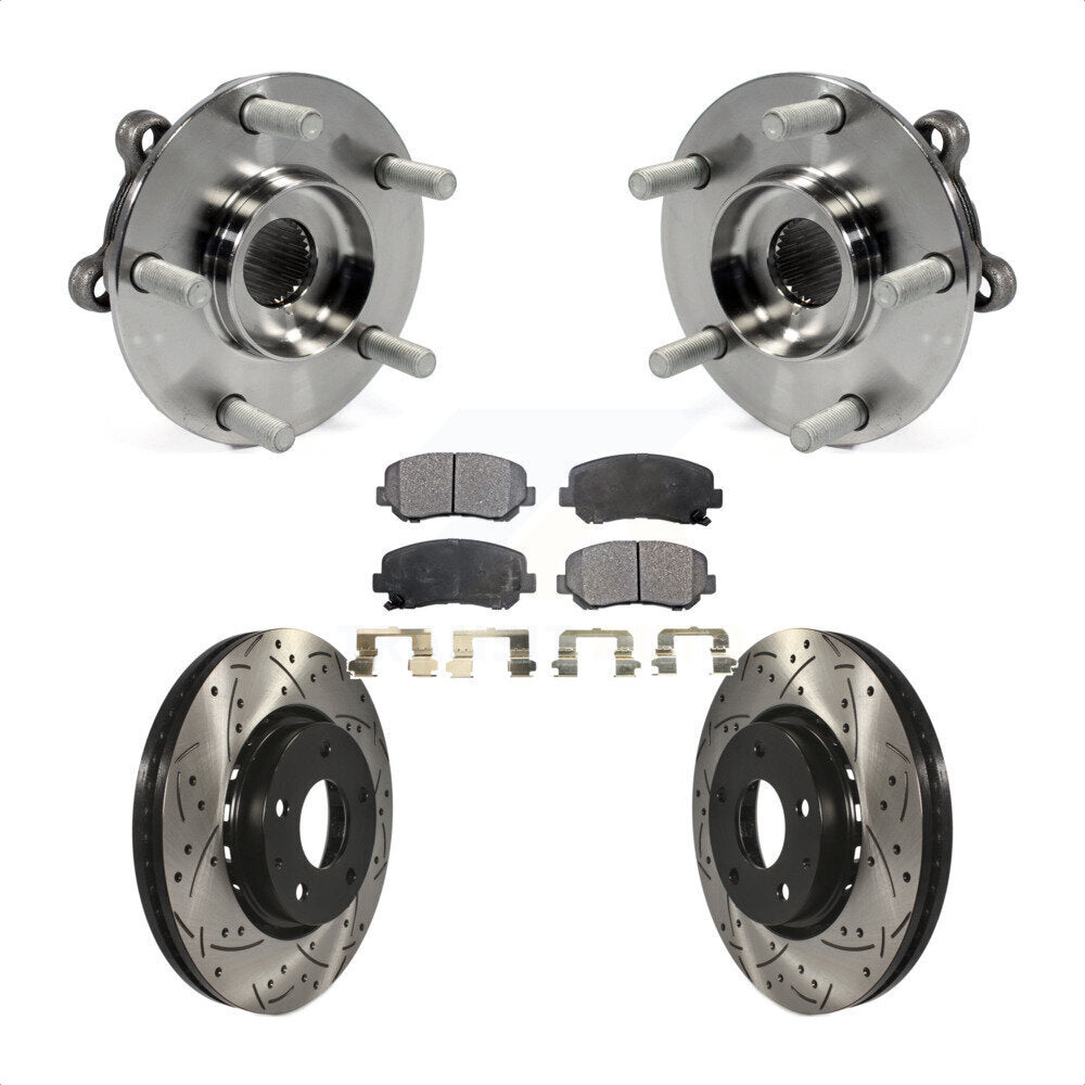 Transit Auto KBB-103365 Wheel Bearing and Hub Assembly for 2016-2023 Mazda CX-5 - Front product image