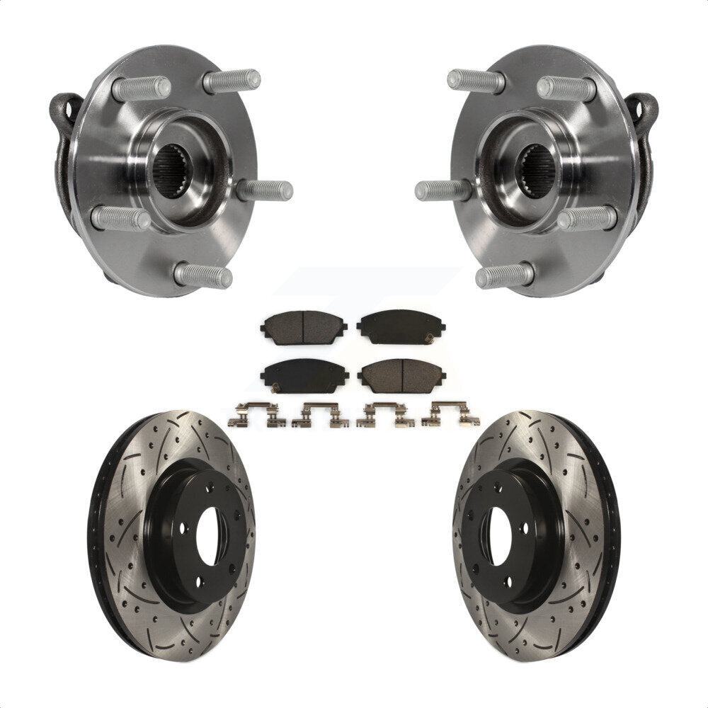 Transit Auto KBB-103371 Wheel Bearing and Hub Assembly for 2014-2021 Mazda CX-3, Mazda 3, Mazda 3 Sport - Front product image