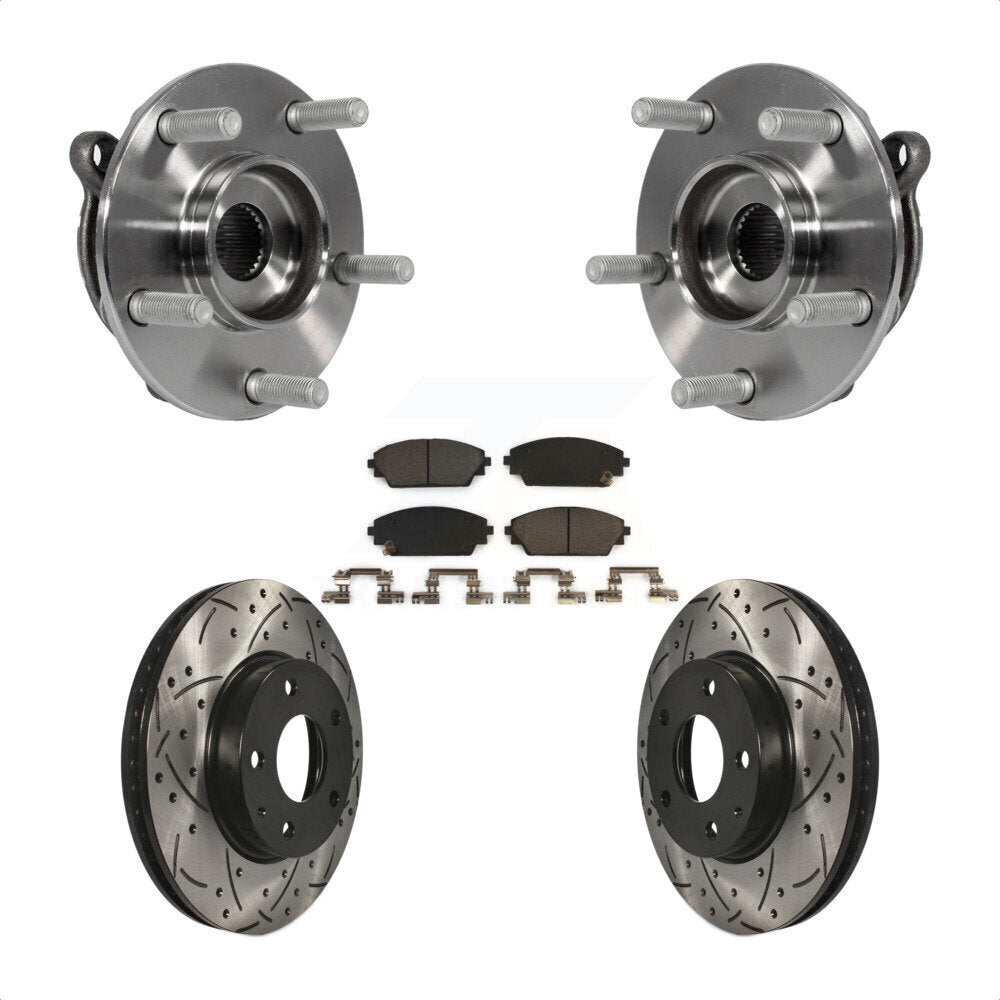 Transit Auto KBB-103373 Wheel Bearing and Hub Assembly for 2014-2021 Mazda CX-3, Mazda 3, Mazda 3 Sport - Front product image