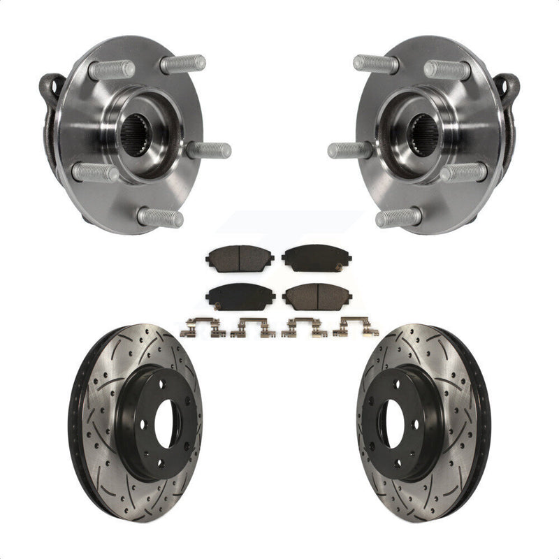 Transit Auto KBB-103373 Wheel Bearing and Hub Assembly for 2014-2021 Mazda CX-3, Mazda 3, Mazda 3 Sport - Front product image