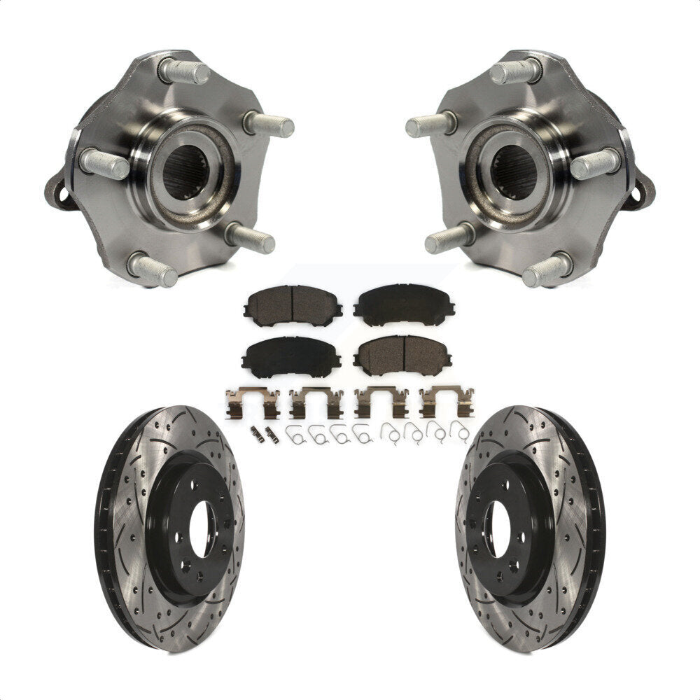 Transit Auto KBB-103375 Wheel Bearing and Hub Assembly for 2014-2022 Nissan Rogue, Nissan Qashqai, Nissan Rogue Sport - Front product image