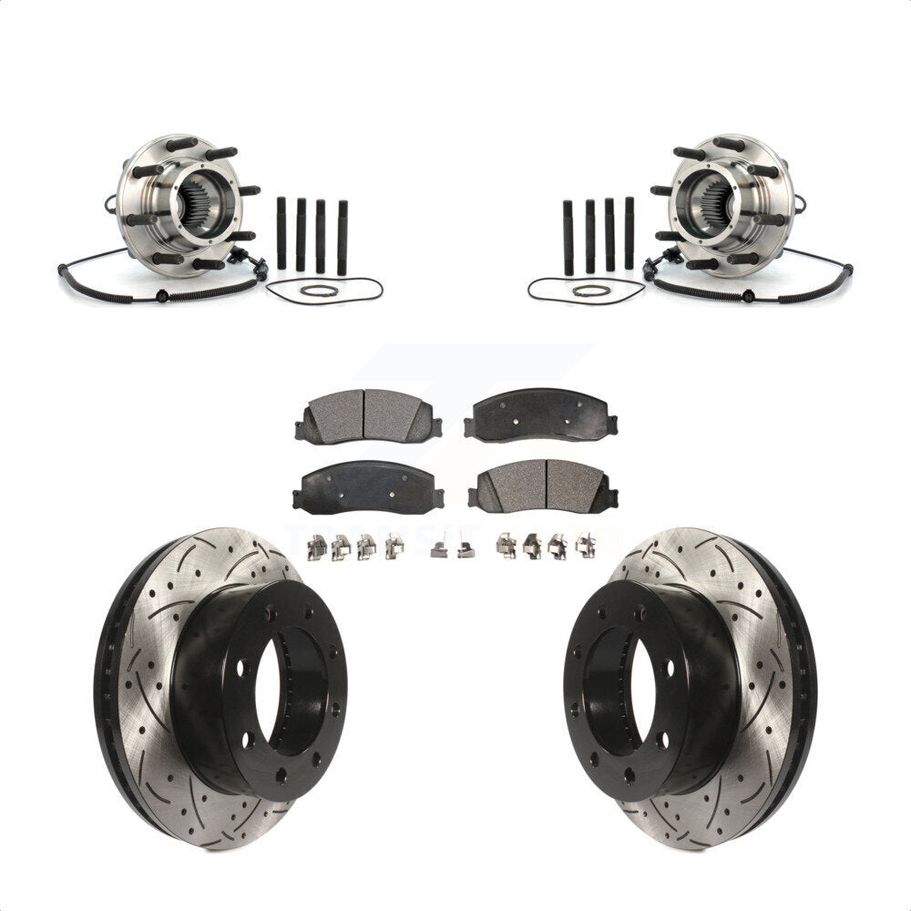 Transit Auto KBB-103393 Wheel Bearing and Hub Assembly for 2008-2010 Ford F-350 Super Duty - Front product image