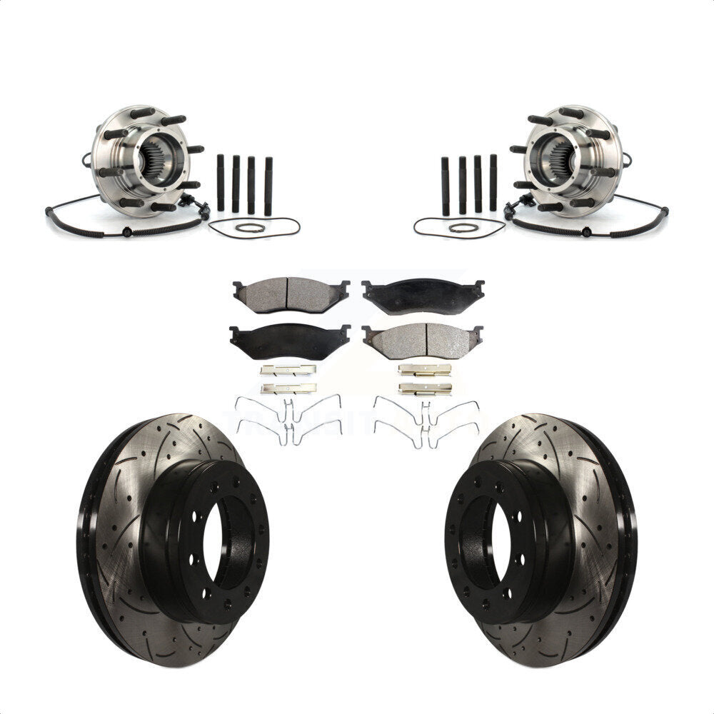 Transit Auto KBB-103395 Wheel Bearing and Hub Assembly for 2010 Ford F-550 Super Duty - Front product image