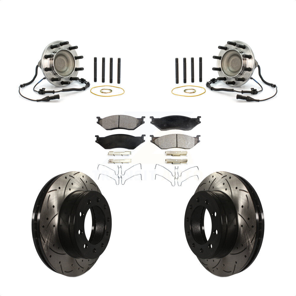 Transit Auto KBB-103413 Wheel Bearing and Hub Assembly for 2005-2010 Ford F-450 Super Duty, Ford F-550 Super Duty - Front product image