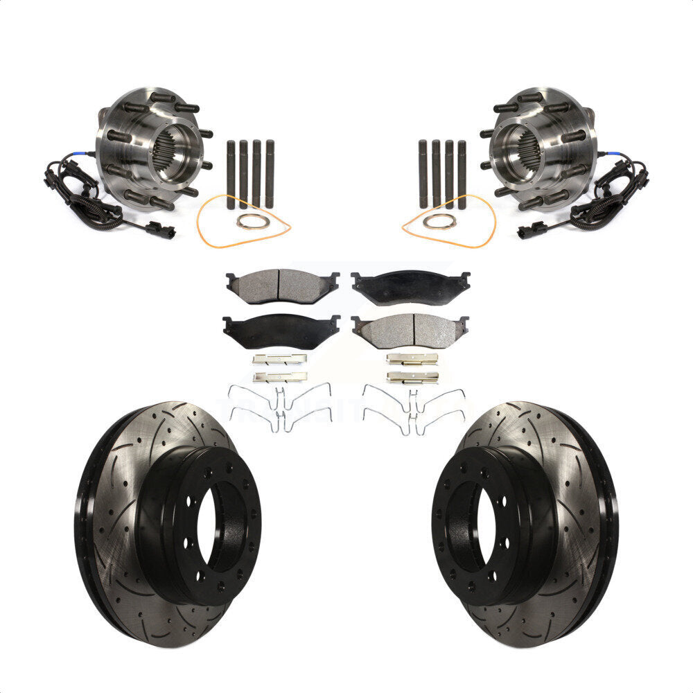 Transit Auto KBB-103426 Wheel Bearing and Hub Assembly for 2011-2016 Ford F-450 Super Duty, Ford F-550 Super Duty - Front product image