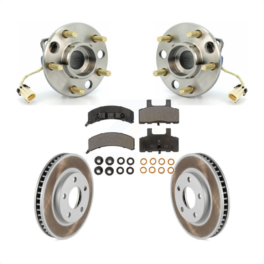 Transit Auto KBB-103473 Wheel Bearing and Hub Assembly for 1992-1993 Cadillac 60 Special, Cadillac Commercial Chassis, Cadillac DeVille & more - Front product image