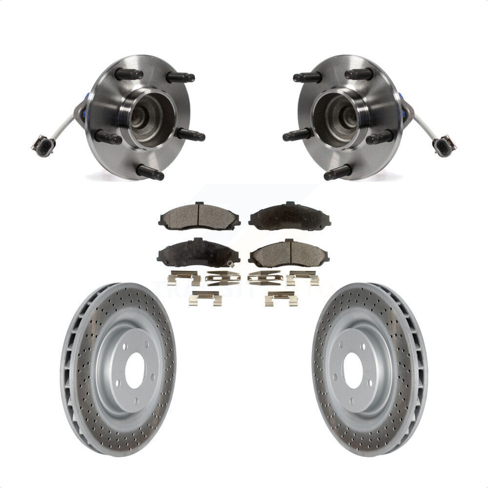 Transit Auto KBB-103500 Wheel Bearing and Hub Assembly for 2005-2008 Cadillac XLR, Chevrolet Corvette - Front product image