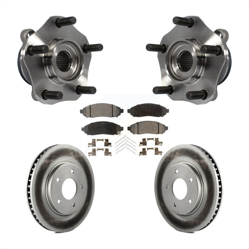 Transit Auto KBB-103753 Wheel Bearing and Hub Assembly for 2013-2021 Nissan NV200, Chevrolet City Express, Nissan LEAF - Front product image