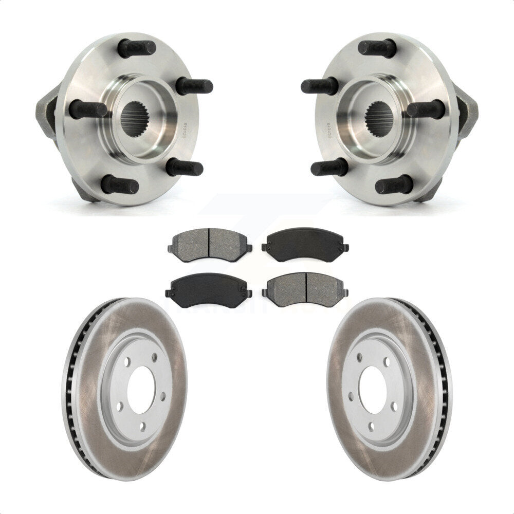 Transit Auto KBB-103972 Wheel Bearing and Hub Assembly for 2003-2006 Dodge Grand Caravan, Chrysler Voyager - Front product image