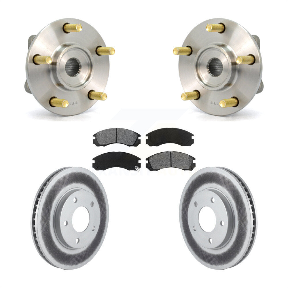 Transit Auto KBB-103980 Wheel Bearing and Hub Assembly for 2000 Mitsubishi Eclipse - Front product image
