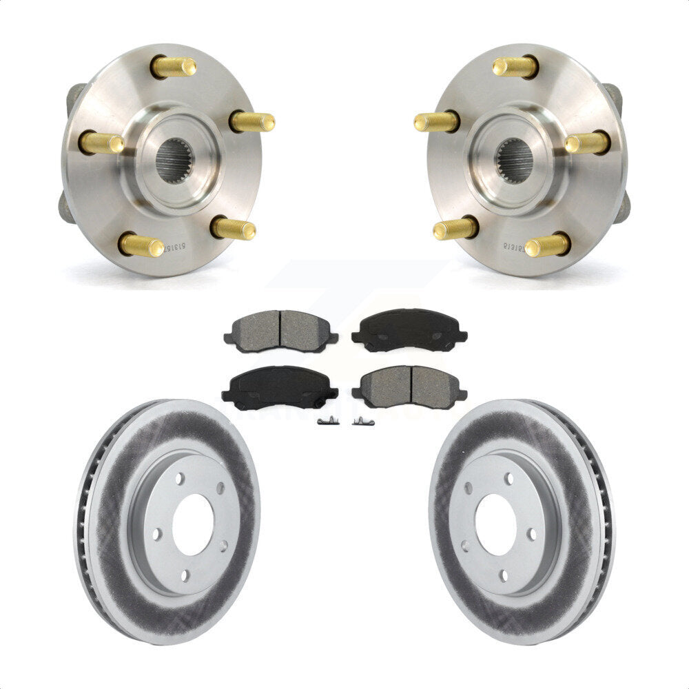 Transit Auto KBB-103981 Wheel Bearing and Hub Assembly for 2001-2009 Mitsubishi Galant, Mitsubishi Eclipse, Chrysler Sebring & more - Front product image