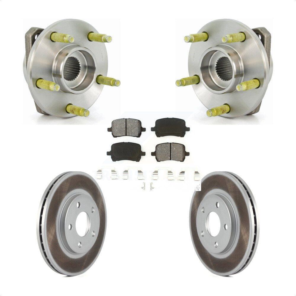 Transit Auto KBB-104034 Wheel Bearing and Hub Assembly for 2006-2007 Chevrolet Malibu, Pontiac G6 - Front product image