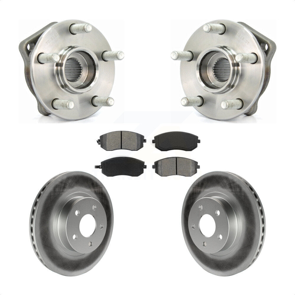 Transit Auto KBB-104039 Wheel Bearing and Hub Assembly for 2005-2010 Subaru Impreza, Subaru Legacy - Front product image