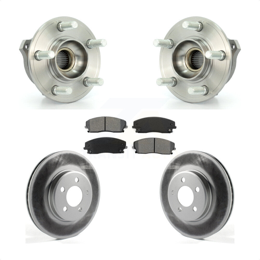 Transit Auto KBB-104057 Wheel Bearing and Hub Assembly for 2007-2023 Chrysler 300, Dodge Charger, Dodge Magnum - Front product image