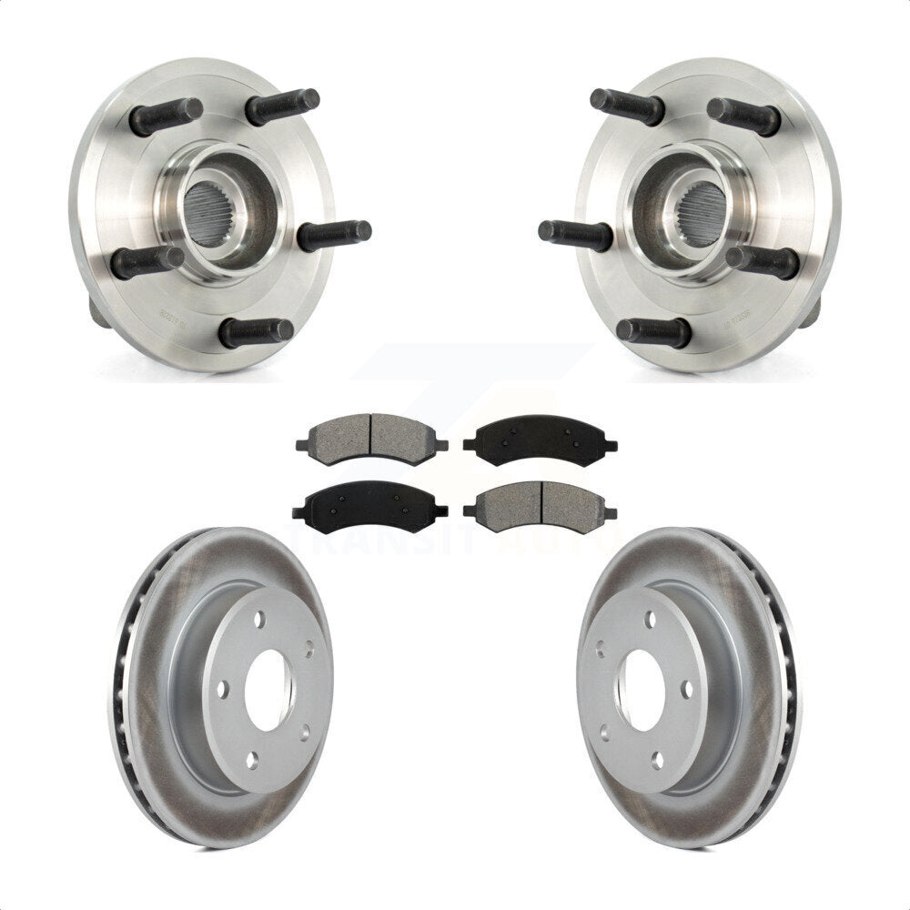 Transit Auto KBB-104061 Wheel Bearing and Hub Assembly for 2005-2010 Mitsubishi Raider, Dodge Dakota - Front product image