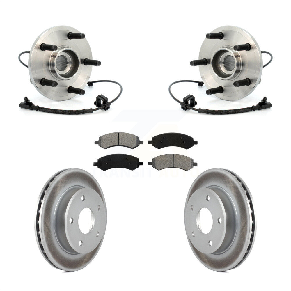 Transit Auto KBB-104062 Wheel Bearing and Hub Assembly for 2005-2011 Ram Dakota, Mitsubishi Raider, Dodge Dakota - Front product image