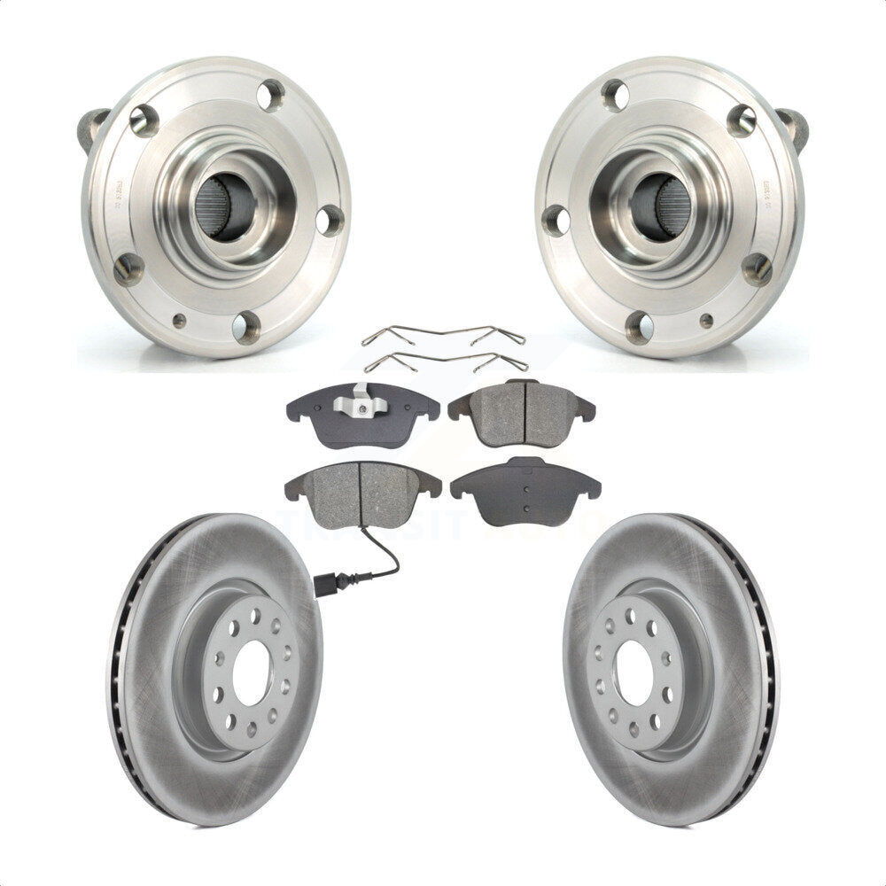 Transit Auto KBB-104073 Wheel Bearing and Hub Assembly for 2009-2020 Volkswagen Tiguan Limited, Audi Q3, Audi Q3 Quattro & more - Front product image