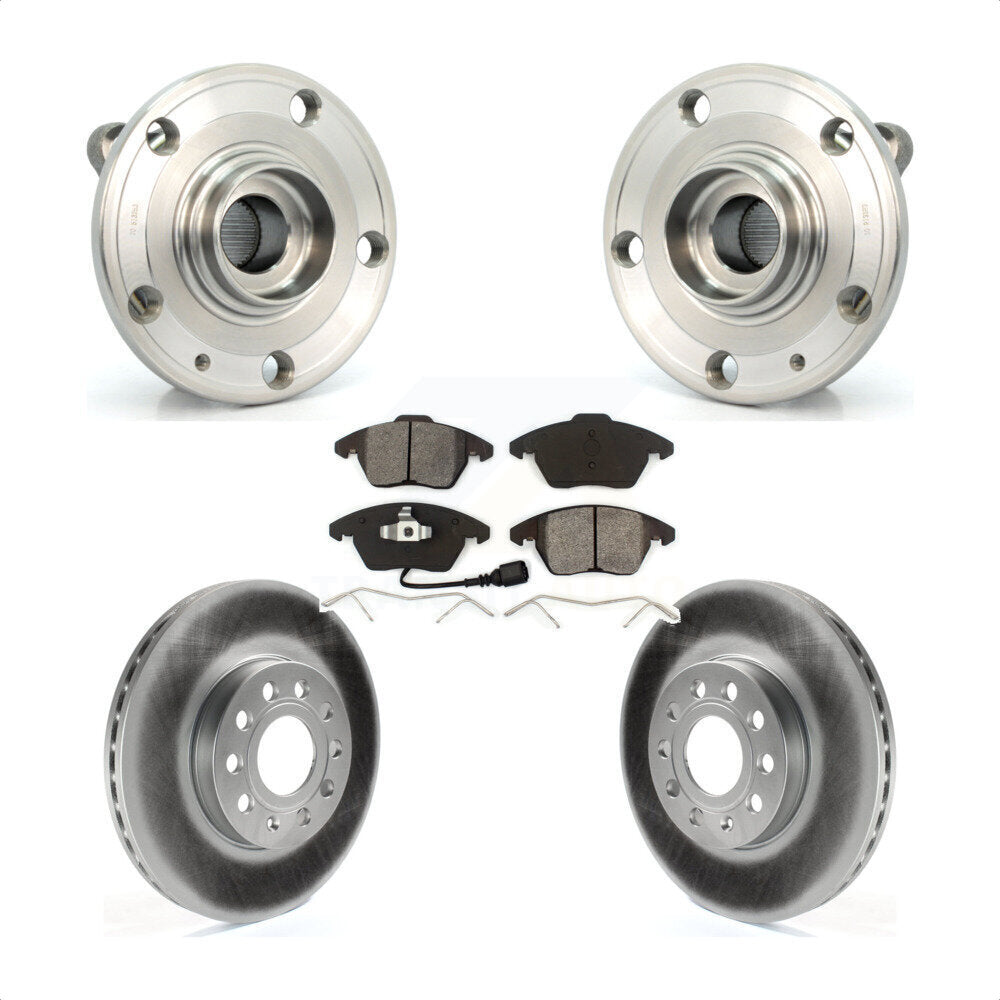 Transit Auto KBB-104074 Wheel Bearing and Hub Assembly for 2005-2019 Volkswagen Beetle, Volkswagen Jetta, Volkswagen GTI & more - Front product image