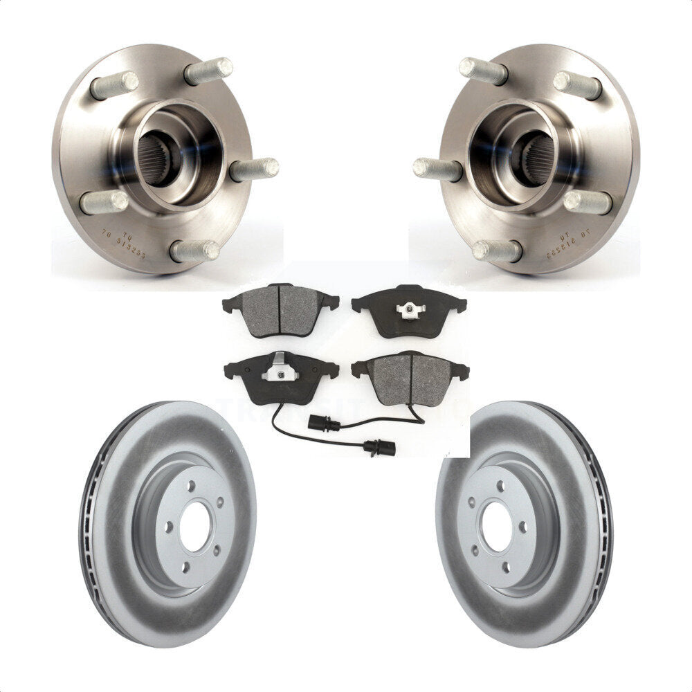 Transit Auto KBB-104084 Wheel Bearing and Hub Assembly for 2004-2013 Volvo C70, Volvo S40, Volvo V50 - Front product image