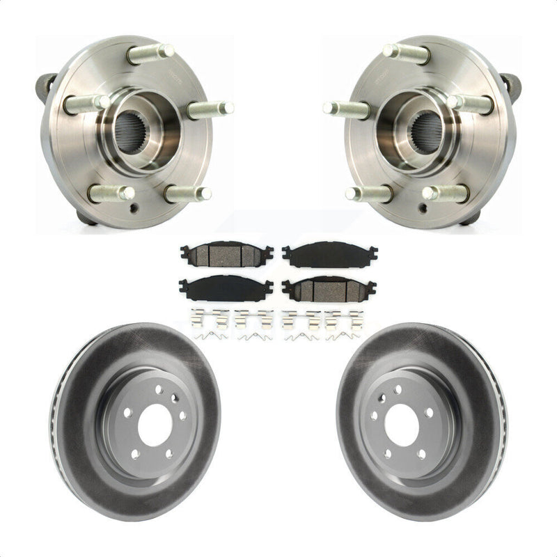 Transit Auto KBB-104124 Wheel Bearing and Hub Assembly for 2009-2019 Ford Flex, Lincoln MKS, Ford Taurus & more - Front product image